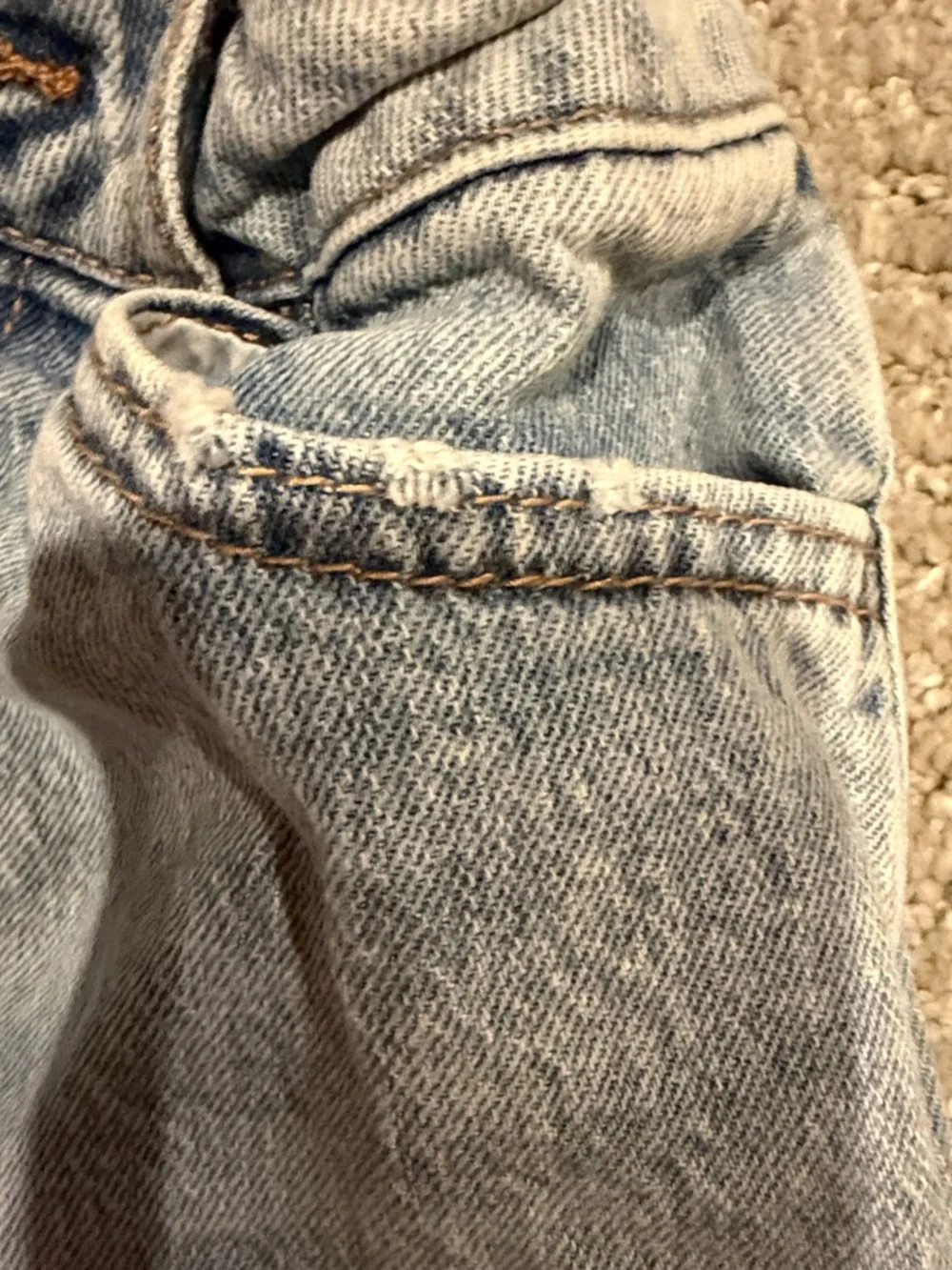 art class Light Blue Rolled Hem Denim Shorts - Picture 6 of 6